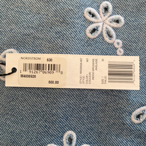 NWT Marc Jacobs Denim Mini Skirt size 30 - Picture 3 of 15